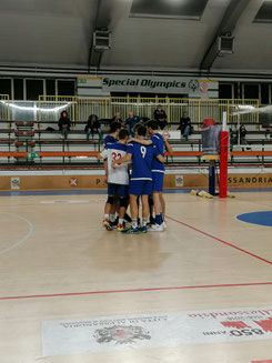 L'esultanza dell'U19 Fielmann